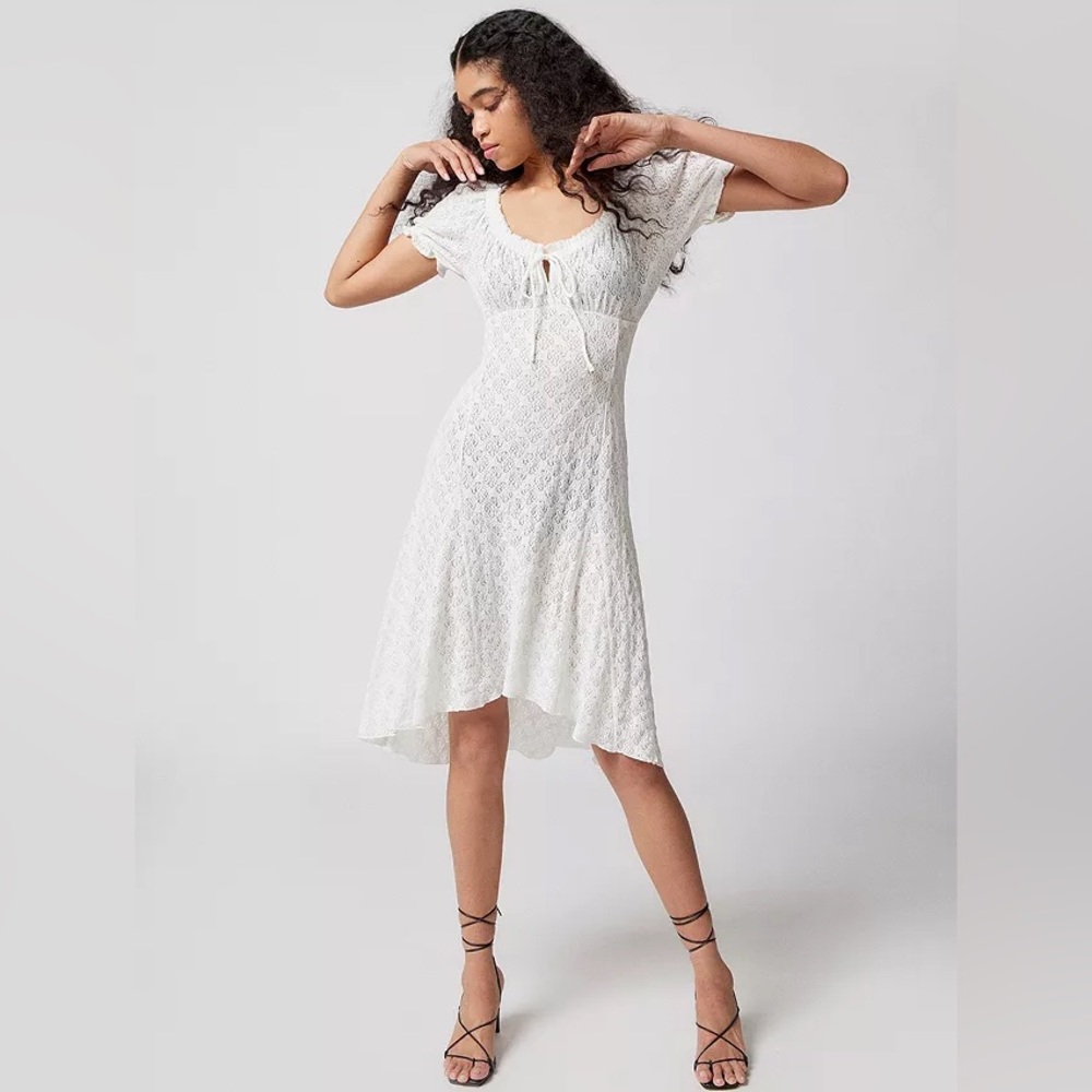 Urban Outfitters Sade Lace Midi Dress NWT